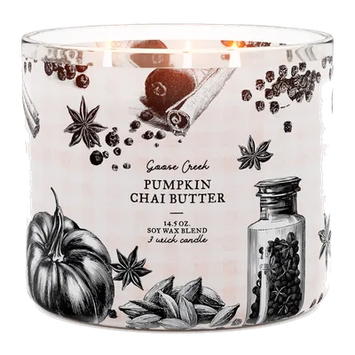 Pumpkin Chai Butter candle by Goose Creek