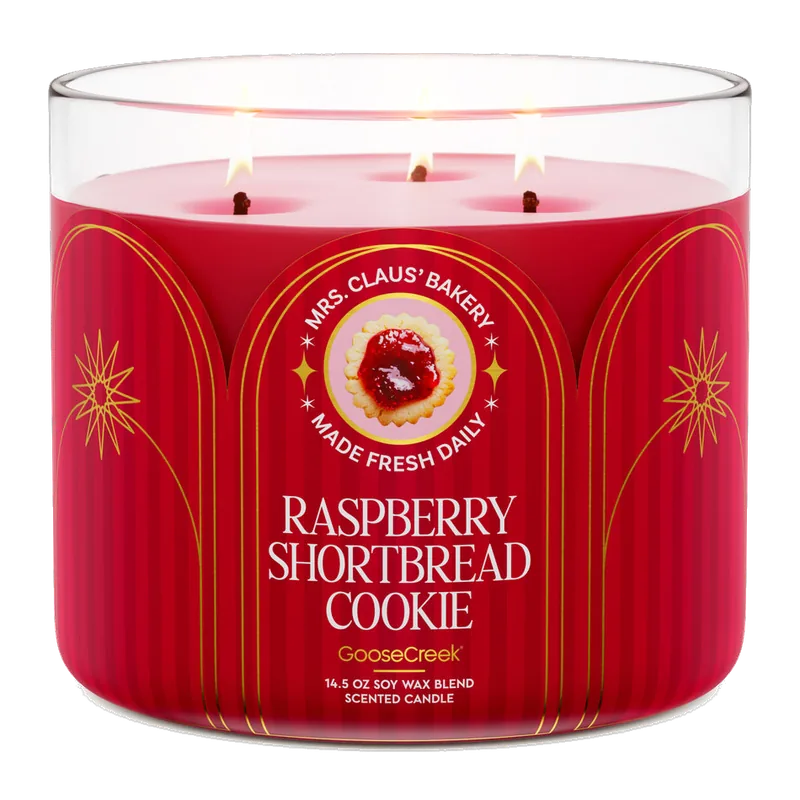 Raspberry Shortbread Cookie candle by Goose Creek