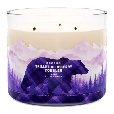 Skillet Blueberry Cobbler candle by Goose Creek