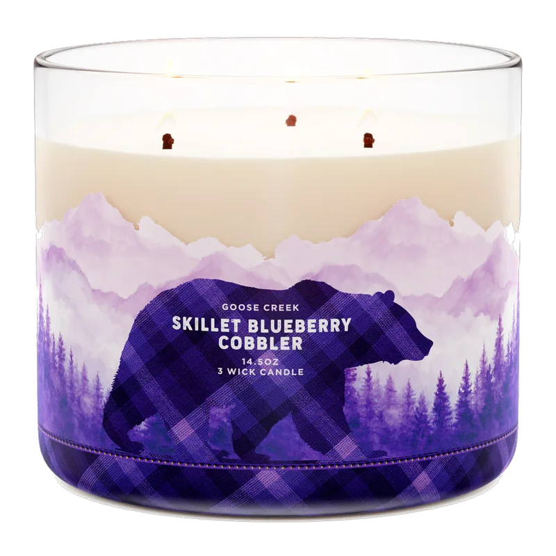 Skillet Blueberry Cobbler candle by Goose Creek