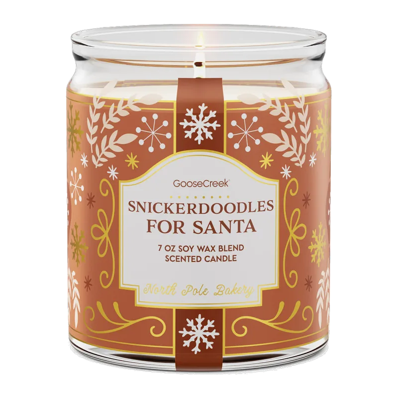 Snickerdoodles for Santa candle by Goose Creek