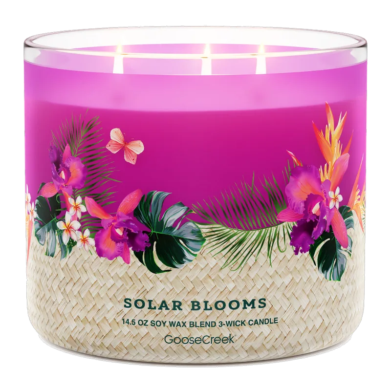 Solar Blooms candle by Goose Creek