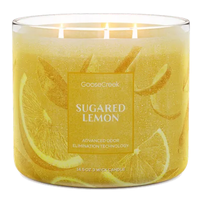 Sugared Lemon Odor Eliminating candle by Goose Creek