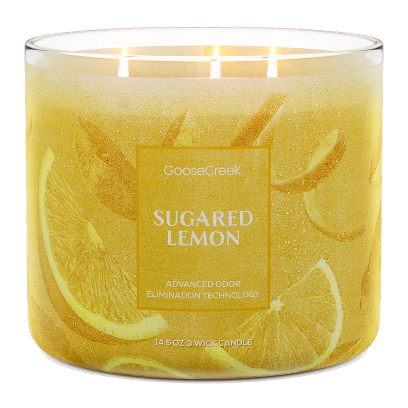 Sugared Lemon Odor Eliminating candle by Goose Creek