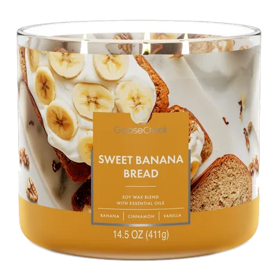 Sweet Banana Bread candle by Goose Creek