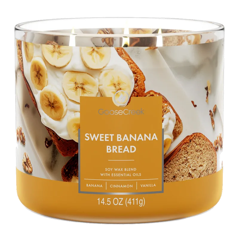 Sweet Banana Bread candle by Goose Creek