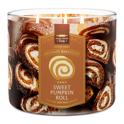 Sweet Pumpkin Roll candle by Goose Creek