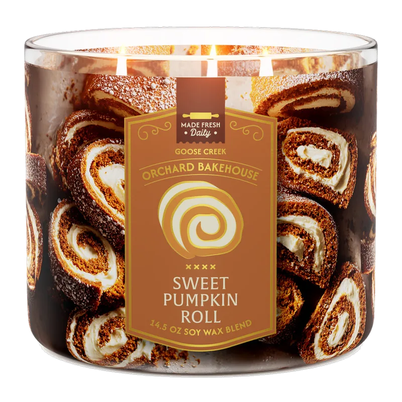 Sweet Pumpkin Roll candle by Goose Creek