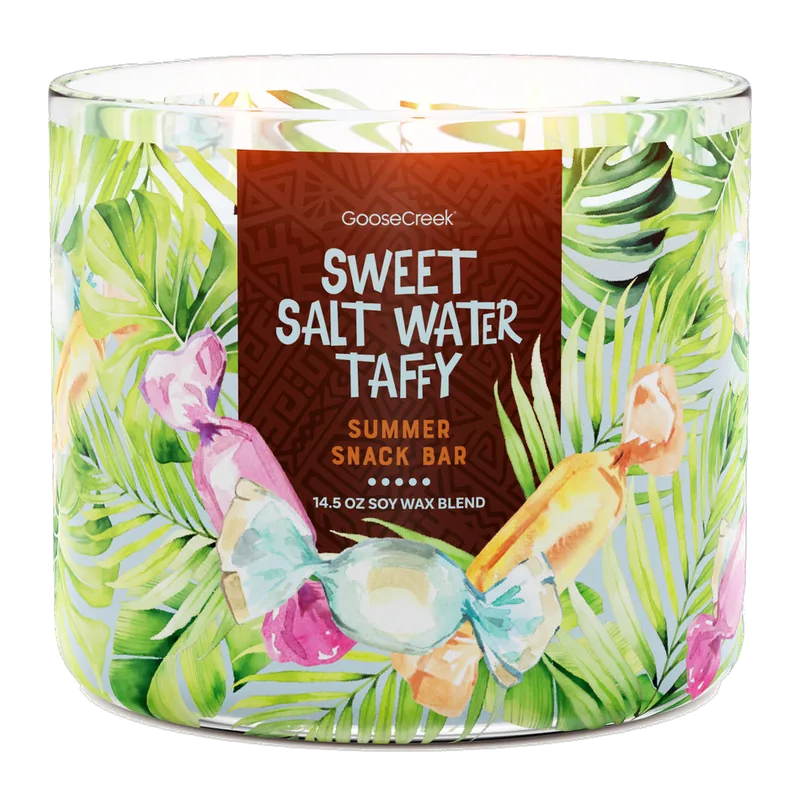Sweet Salt Water Taffy candle by Goose Creek