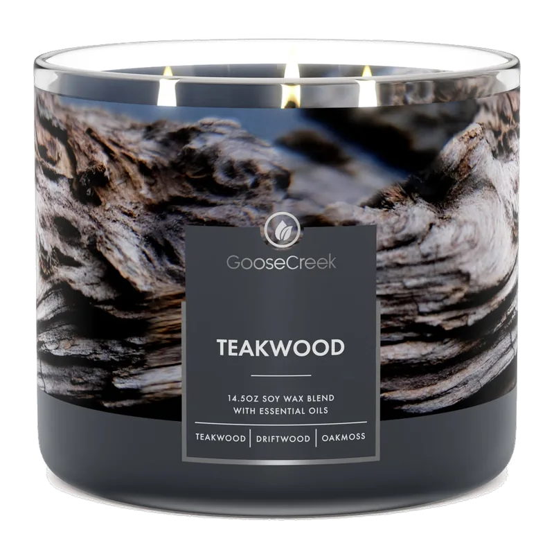 Teakwood candle by Goose Creek