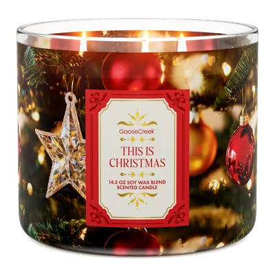 This is Christmas candle by Goose Creek