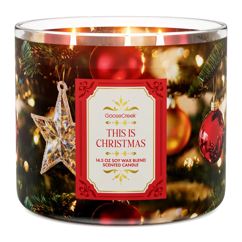 This is Christmas candle by Goose Creek