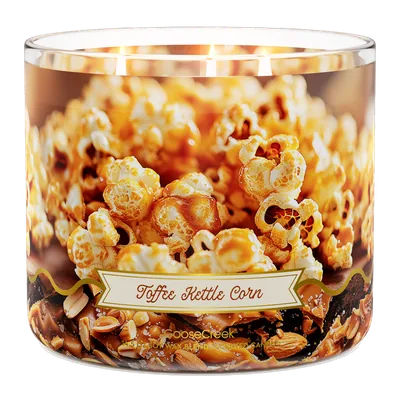 Toffee Kettle Corn candle by Goose Creek
