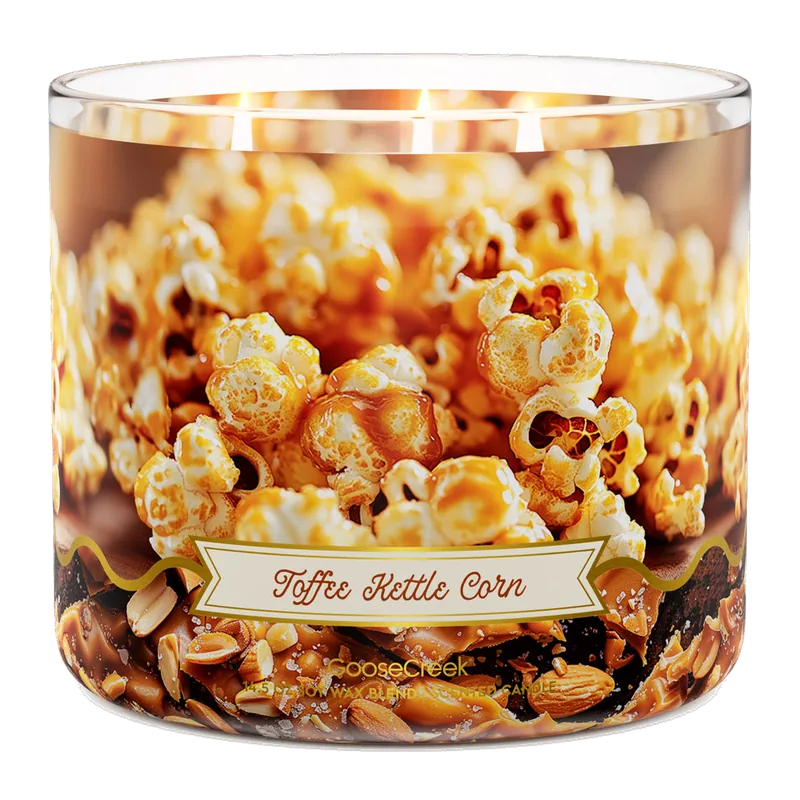 Toffee Kettle Corn candle by Goose Creek
