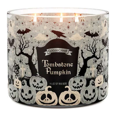 Tombstone Pumpkin candle by Goose Creek