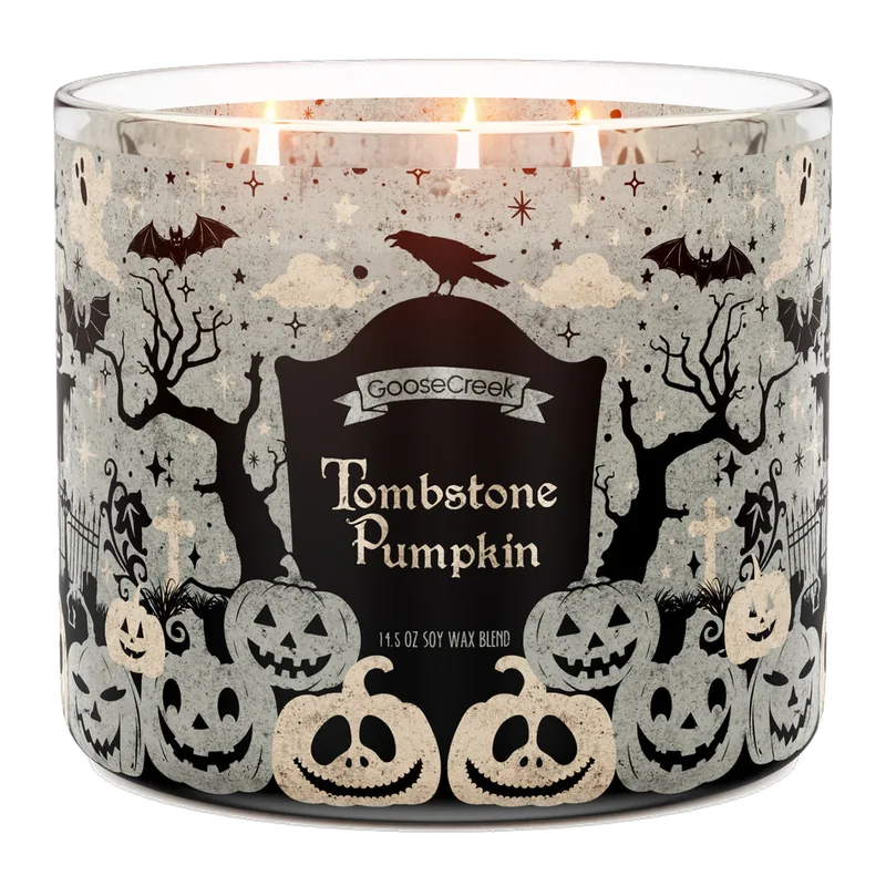 Tombstone Pumpkin candle by Goose Creek