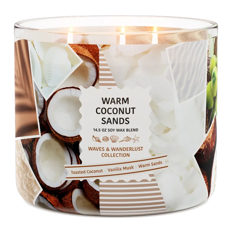 Warm Coconut Sands candle by Goose Creek
