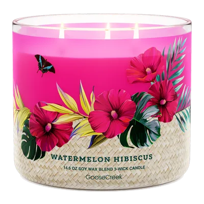 Watermelon Hibiscus candle by Goose Creek