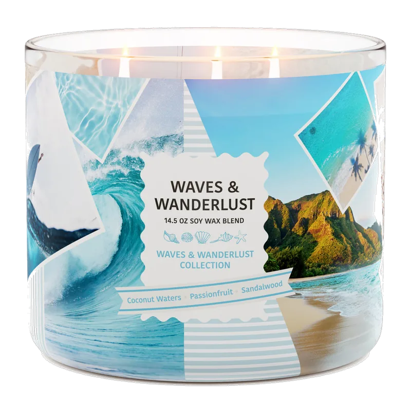 Waves & Wanderlust candle by Goose Creek