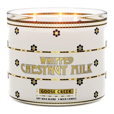Whipped Chestnut Milk candle by Goose Creek