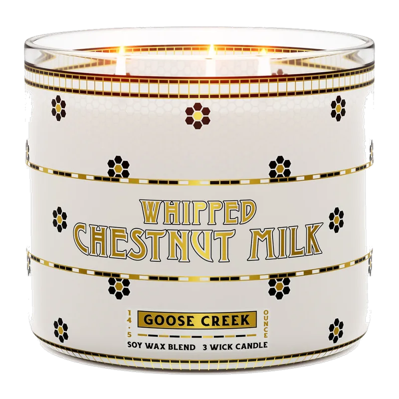 Whipped Chestnut Milk candle by Goose Creek