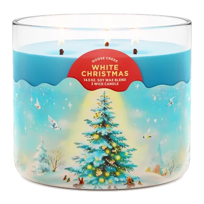 White Christmas candle by Goose Creek