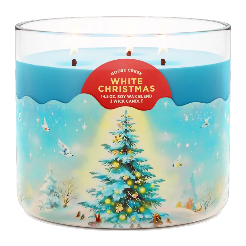 White Christmas candle by Goose Creek