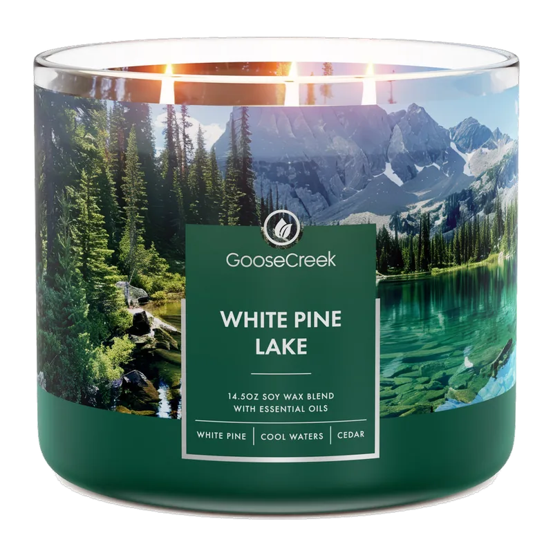 White Pine Lake Large candle by Goose Creek