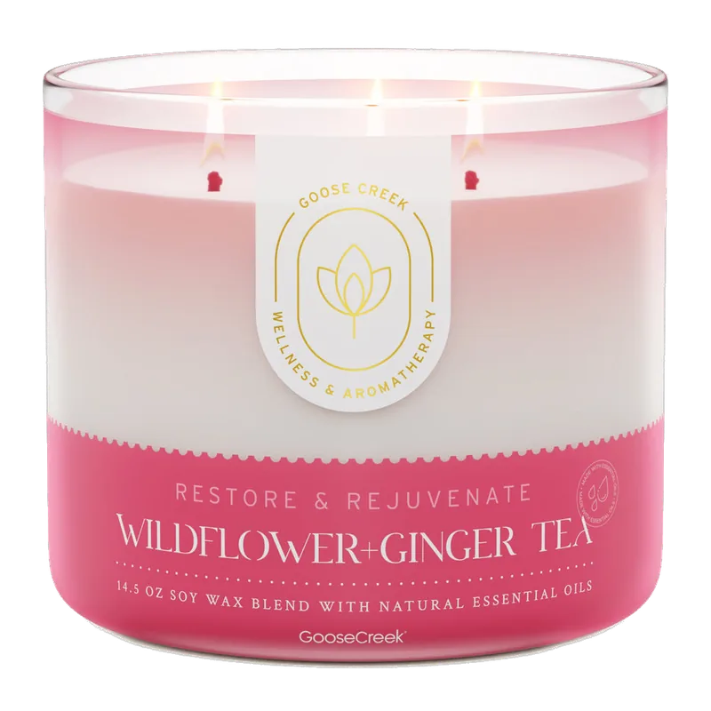 Wildflower Ginger Tea candle by Goose Creek