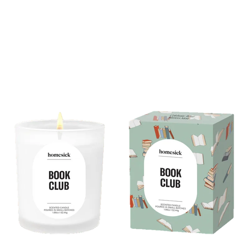 Book Club candle by Homesick