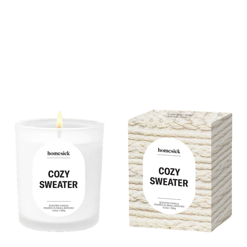 Cozy Sweater candle by Homesick