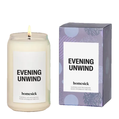 Evening Unwind candle by Homesick