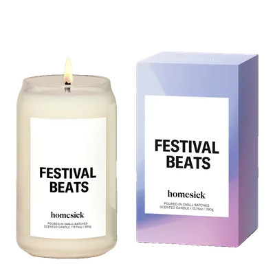 Festival Beats candle by Homesick