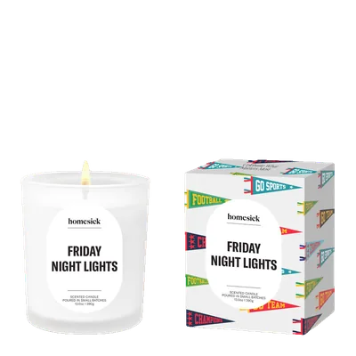 Friday Night Lights candle by Homesick