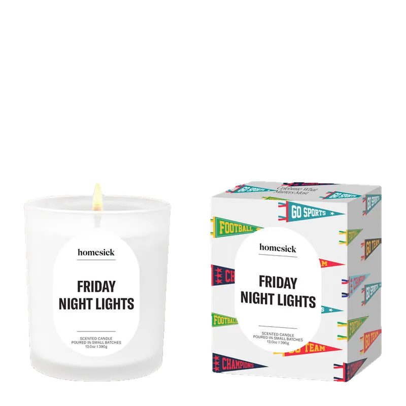 Friday Night Lights candle by Homesick