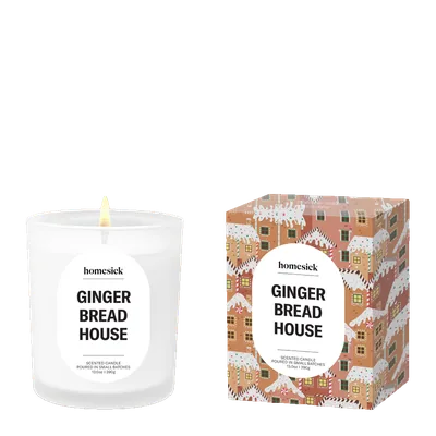 Gingerbread House candle by Homesick