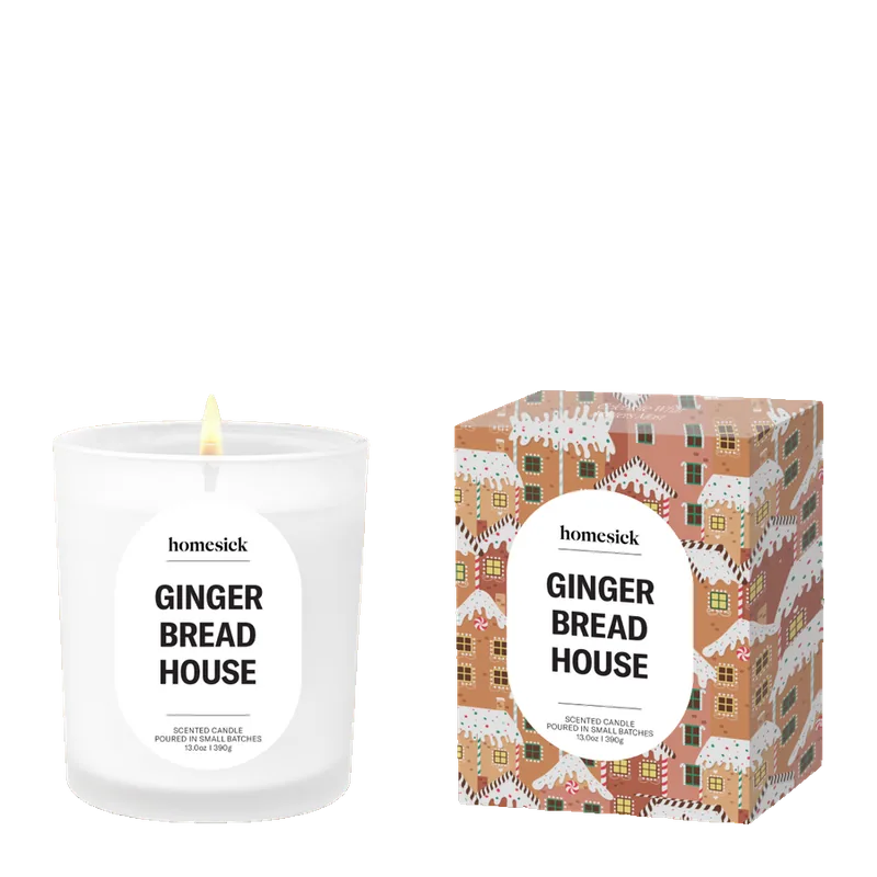 Gingerbread House candle by Homesick