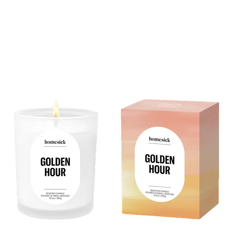Golden Hour candle by Homesick