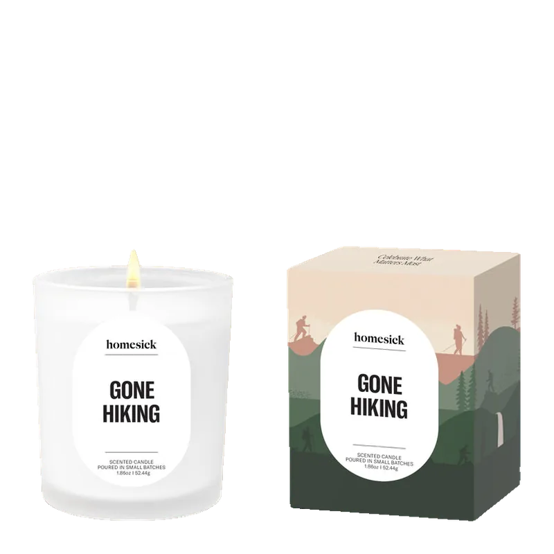 Gone Hiking candle by Homesick