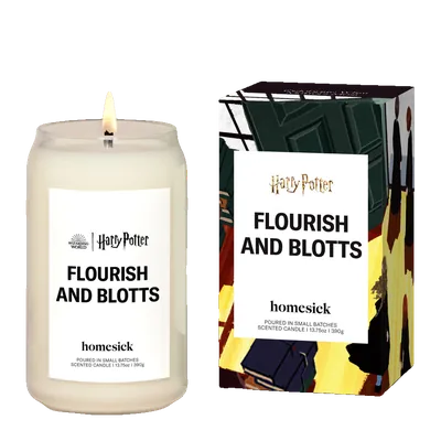 Harry Potter™ Flourish and Blotts candle by Homesick