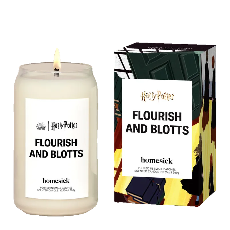 Harry Potter™ Flourish and Blotts candle by Homesick