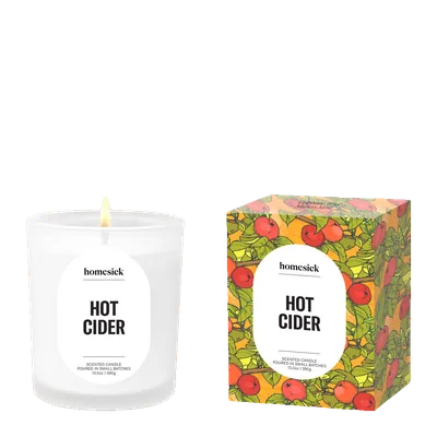 Hot Cider candle by Homesick