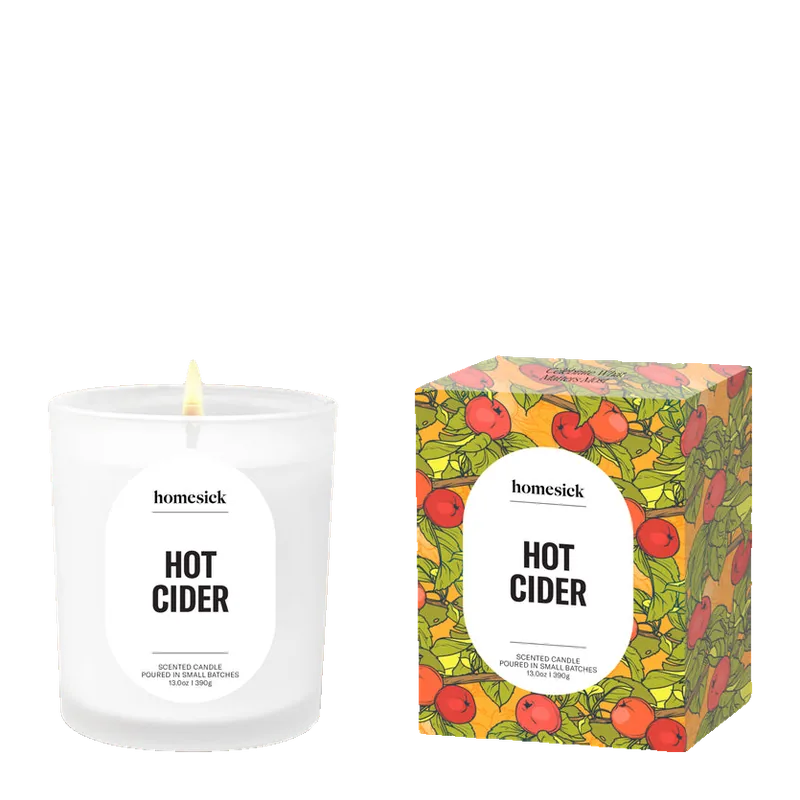 Hot Cider candle by Homesick