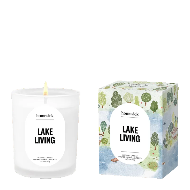 Lake Living candle by Homesick