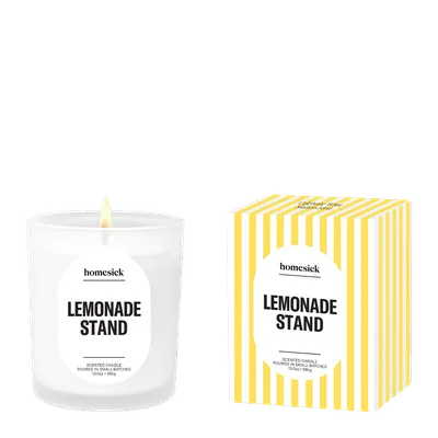 Lemonade Stand candle by Homesick