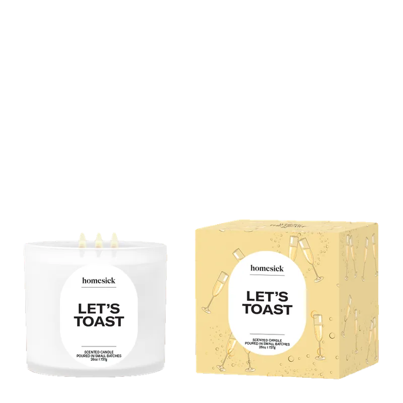 Let's Toast candle by Homesick