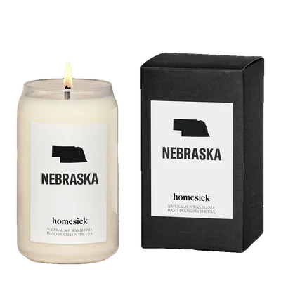Nebraska candle by Homesick
