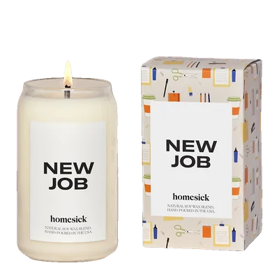 New Job candle by Homesick