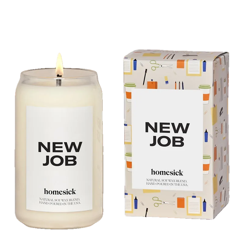 New Job candle by Homesick