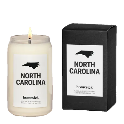 North Carolina candle by Homesick